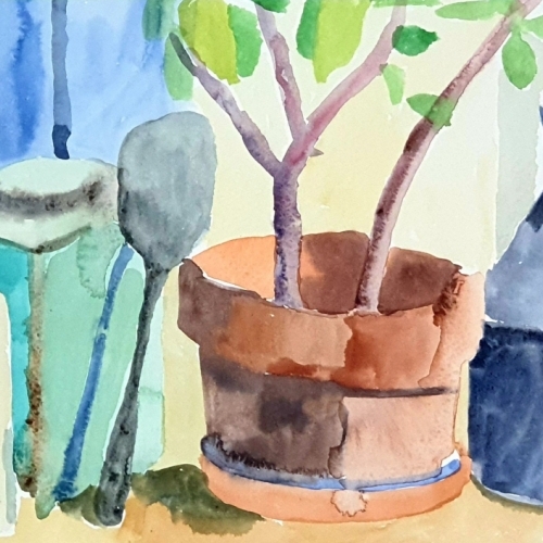 Still life with plant 3